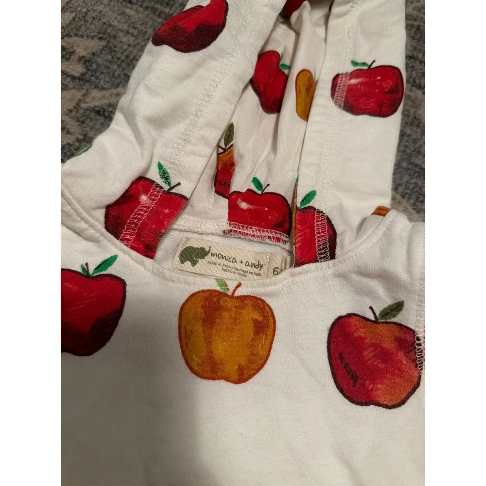 Monica + Andy Apples Hooded Dress